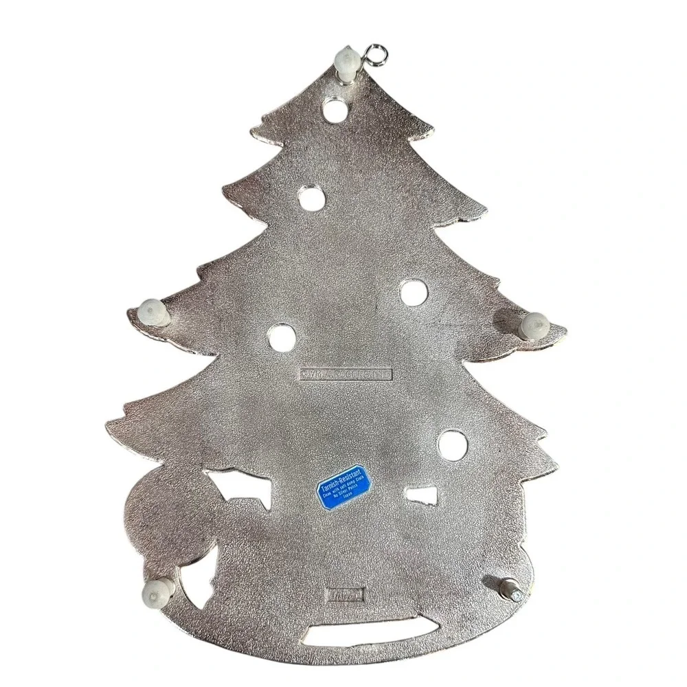 Vintage Wm‎ A Rogers Tarnish Resistant Holiday Collection Christmas Tree Trivet